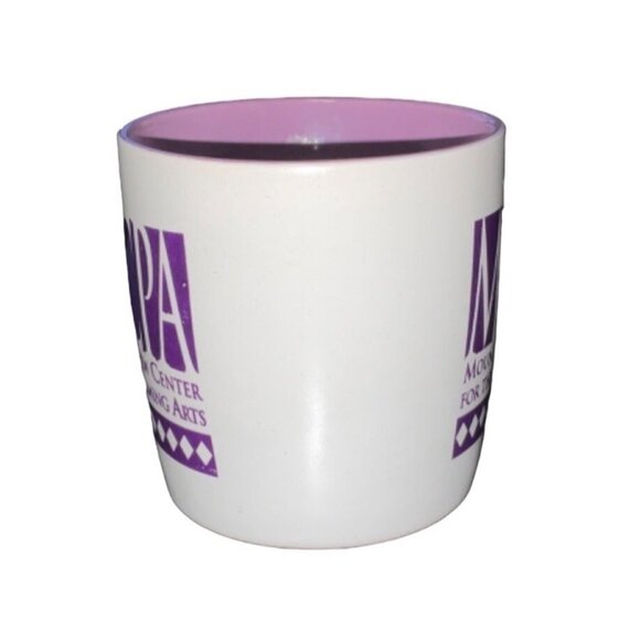 Mountain View Center For The Performing Arts Ceramic Mug Purple & White - Picture 3 of 7